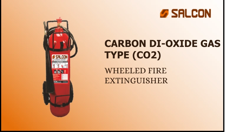 Wheeled Carbon Di Oxide Gas Type (CO2) Fire Extinguisher