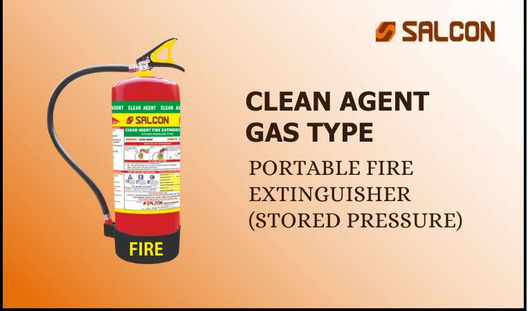 Clean Agent Gas Type Stored Pressure Fire Extinguisher for Fire Safety