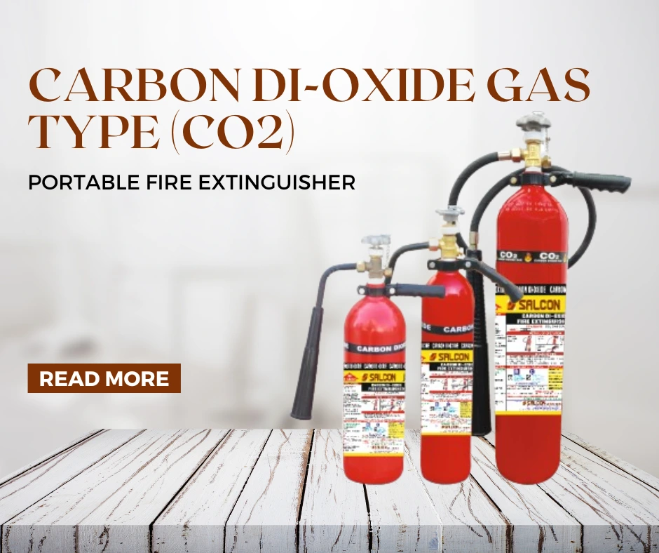 Carbon Dioxide (CO2) Portable Fire Extinguisher for Fire Safety