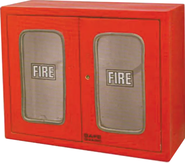 M. S. Hose Box with Double Door for Fire Safety