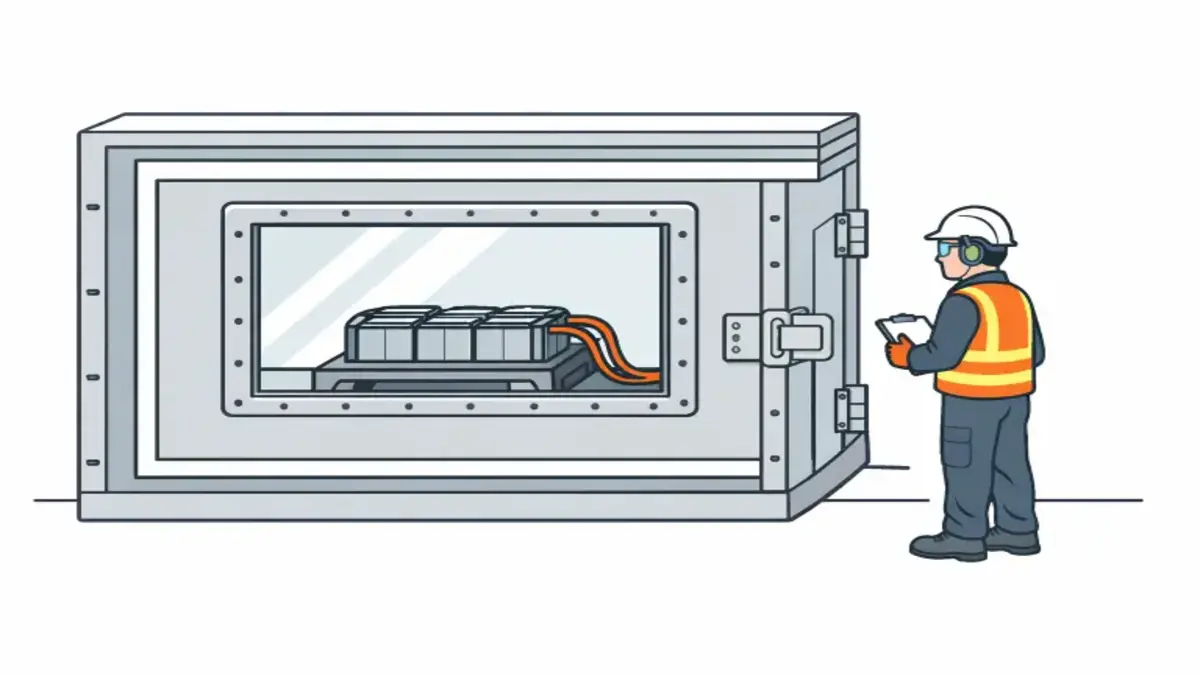 Battery Test Chamber Safety Design